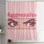 aggressive shower curtain 0