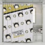 akaashi keiji setter of fukurodani shower curtains 0