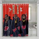 akatsuki background shower curtains 0