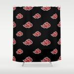 akatsuki clouds shower curtain 0