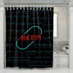 akira dot cyberpunk neon shower curtains 0
