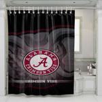 alabama crimson tide 2 shower curtains 0
