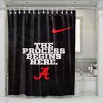 alabama crimson tide process begins shower curtains 0