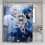 all stars of player tampa bay lightning shower curtains 0
