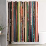 alternative rock vinyl records shower curtain 0