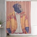 alvin the ape shower curtain 0