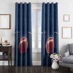 always football in america window curtain 0