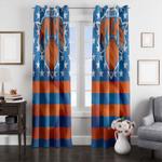 america flag new york knicks window curtain 0