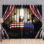 american eagle veterans day blackout curtains home decoration daddy gift grandpa gift blackout window curtains 100 polyester 41 7 107 9 0