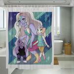 amethyst pearl cartoon network shower curtains 0