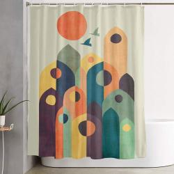 Ancient City Shower Curtain Set Bathroom Set For Bathroom Decor Best Gift For Friends