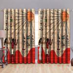 ancient egyptian pattern window curtains ritual to god sun egypt history blackout window curtains 100 polyester 417 1079 0