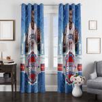 andrew bynum from piladelphia 76ers window curtain 0