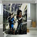 android dragon ball hypebeast darkness shower curtains 0