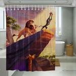 animals in the lion king look at simba shower curtains 0