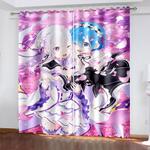 anime genshin impact curtains cosplay blackout window treatments drapes 0