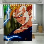 anime goku dragon ball revolutionj shower curtains 0