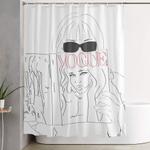 anna fashion editor shower curtain 0