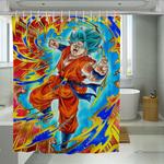 another super goku dragon ball shower curtains 0