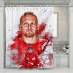 anthony matha splattered color shower curtains 0