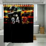 antonio bown steelers player nfl shower curtains 0