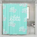 aoba jousai haikyuu team shower curtains 0