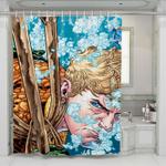 aquaman comic version dc shower curtains 0