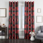arena of evangelion hexagon window curtain 0
