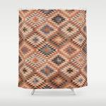 arizona southwestern tribal print shower curtain 0