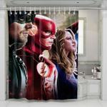 arrow the flash and supergirl shower curtains 0