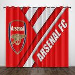 arsenal football club curtains pattern blackout window drapes 0