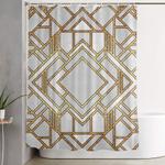 art deco 1 shower curtain 0
