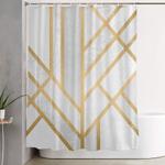 art deco geometry 2 shower curtain 0