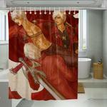 art devil may cry character shower curtains 0
