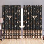 art of native tribe pattern print balckout curtains native style gift blackout window curtains 100 polyester 417 1079 0