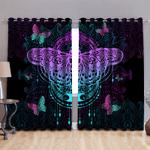 art of turning butterfly decor pattern curtain room decor item blackout window curtains 100 polyester 417 1079 1 0