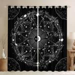 astrology stars libra virgo leo stars window curtain astrology zodiac blackout window curtains 100 polyester 41 7 107 9 0