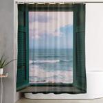 atlantic morning shower curtain 0