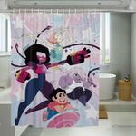 attack garnet and friend steven universe shower curtains 0