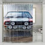 audi join the offroad car racing shower curtains 0