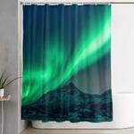 aurora borealis northern lights shower curtain 0