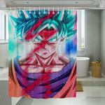 aurora dragon ball goku shower curtains 0