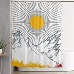 autumn in the forest shower curtain 0