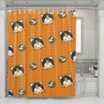 avatar of nishinoya karasuno shower curtains 0