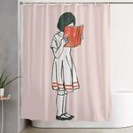 avid reader shower curtain 0