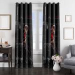 awesome action nba player window curtain 0