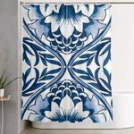 azulejo shower curtain 0