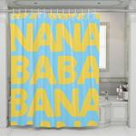 babanana red velvert girl band shower curtains 0
