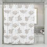 baby dumbo with expressions shower curtains 0