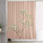 babys breath shower curtain 0